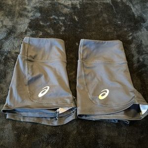 Navy blue XS Asics volleyball compression shorts